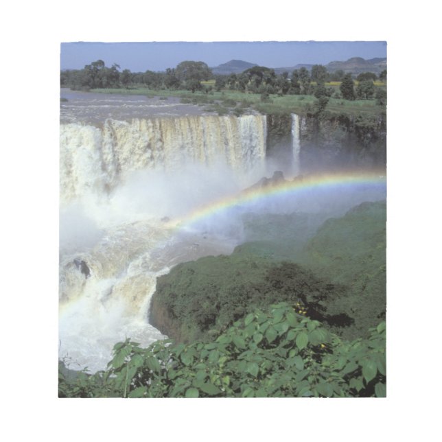 Bloco De Notas África, Etiópia, Rio Nilo Azul, Catarata. 2 (Frente)