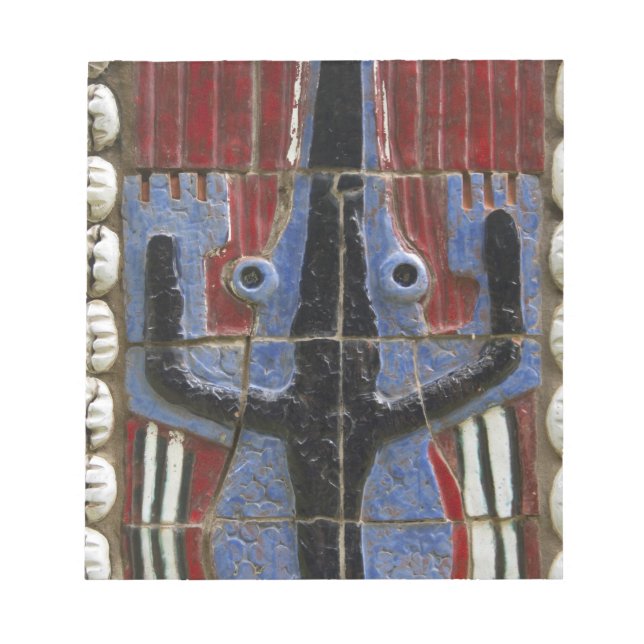 Bloco De Notas África, Togo, Kpalime. Centro de artesanato Artisa (Frente)