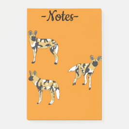 Bloco De Notas African Wild Dogs