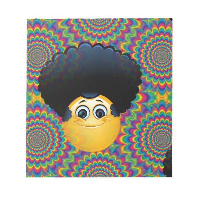 Bloco De Notas afro emojis (Frente)