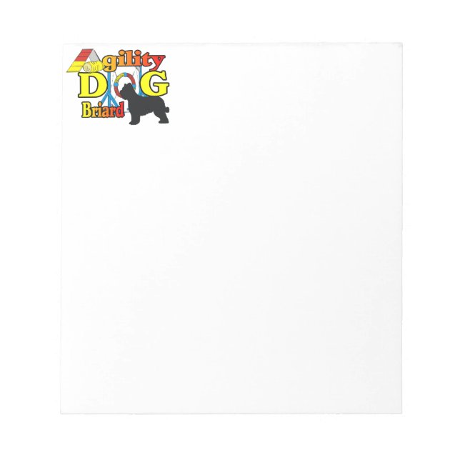 Bloco De Notas Agilidade Briard (Frente)