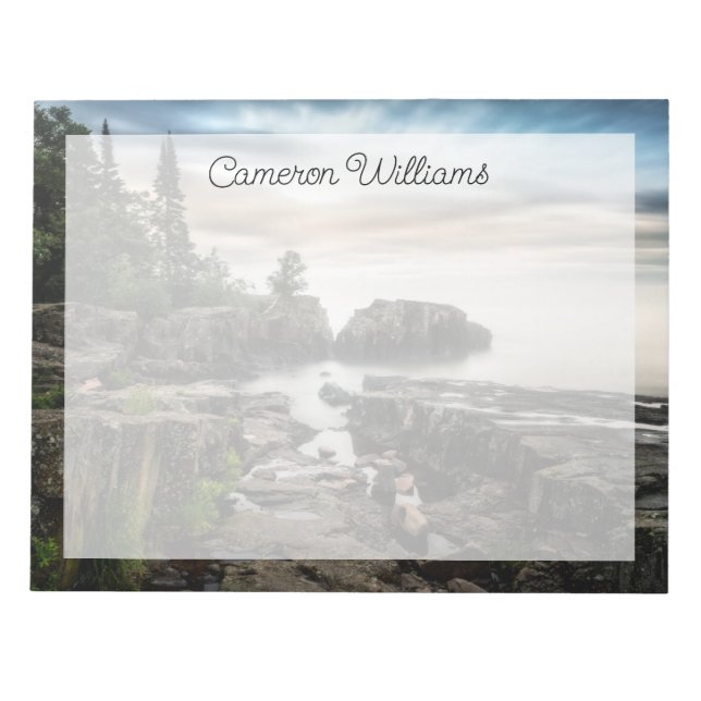 Bloco De Notas Água | Lago Superior Grand Marais, Minnesota (Frente)