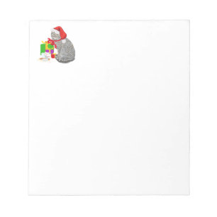 Bloco De Notas Aguardando pelo Papai Noel