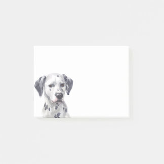 Bloco De Notas Aguarela Dalmatian do animal de estimação do cão
