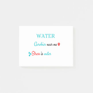 Bloco De Notas Águas Aeróbicas Perto de Mim