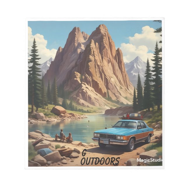 Bloco De Notas AI Ir para fora do quadro de notas (Frente)