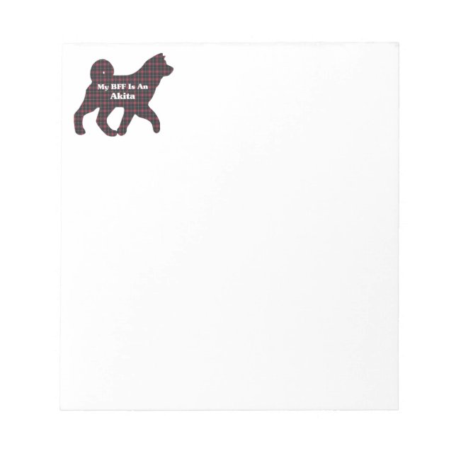 BLOCO DE NOTAS AKITA BFF (Frente)