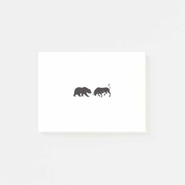 Bloco De Notas Aktien Bear Bull Börse (Frente)