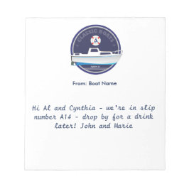 Bloco De Notas Albin 25 barco a barco