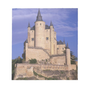 Bloco De Notas Alcazar, Segóvia, Castela e Leão, Espanha, Unesco
