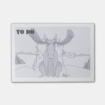 Alces travados em um cheio do Clothesline da