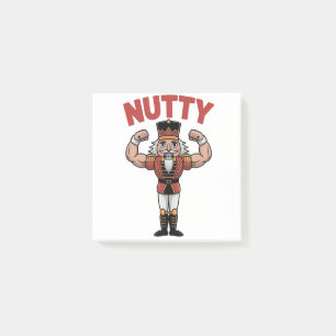 Bloco De Notas Alegre Quebra-Nozes de Natal Fitness Natural Nuty