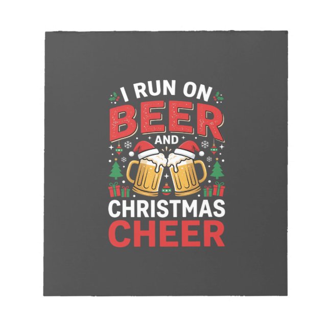 Bloco De Notas Alegria de Natal Cerveja Festa (Frente)