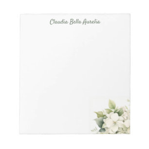 Bloco De Notas alfaces design elegantes
