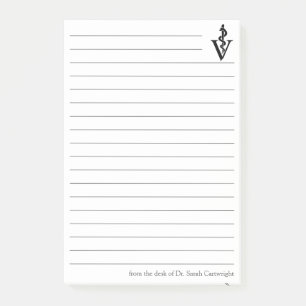 Bloco De Notas Alfândega Veterinaria Veterinária Caduceus