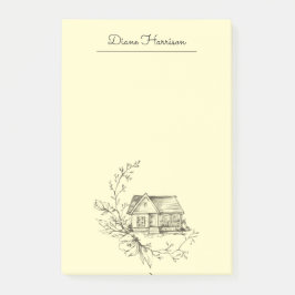 Bloco De Notas Algodão esboçado