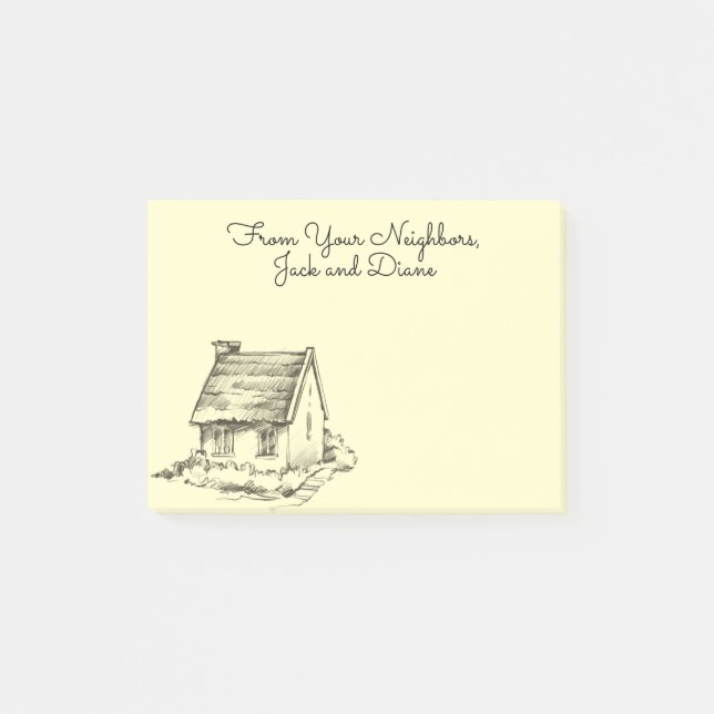 Bloco De Notas Algodão esboçado (Frente)