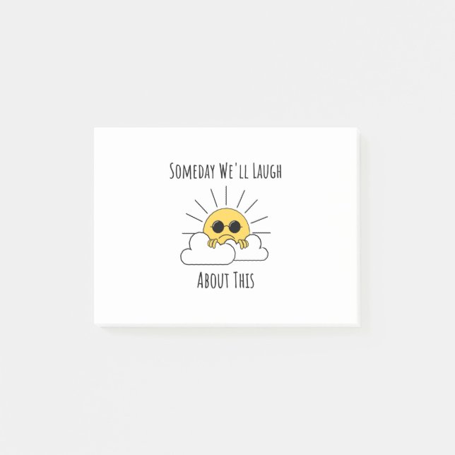 Bloco De Notas Algum Dia Bem Ria Sobre Isso (Frente)