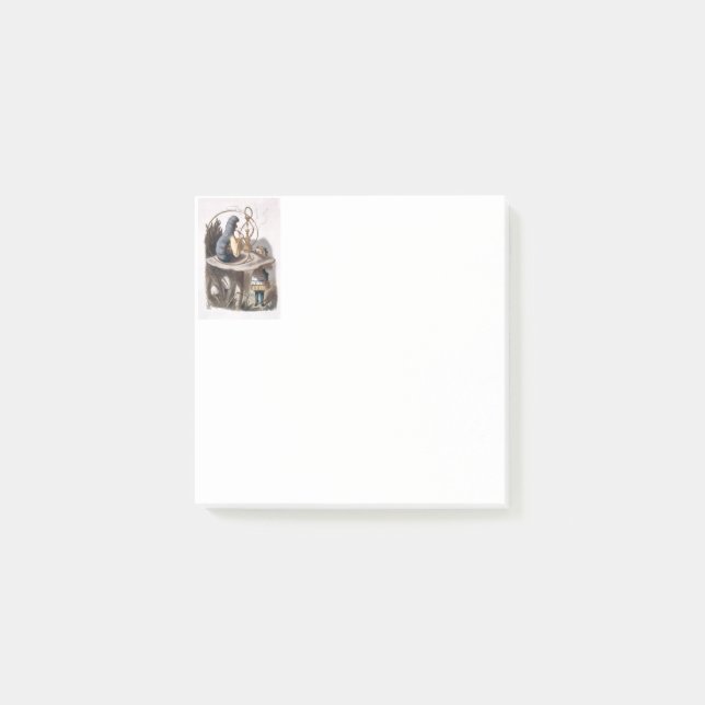 Bloco De Notas ALICE e Caterpillar - Aventuras em Wonderland (Frente)