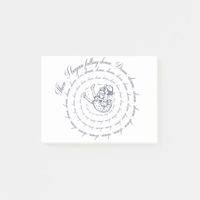 Bloco De Notas Alice No Buraco Do Coelho (Frente)