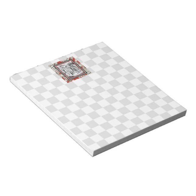 Bloco De Notas Alice no pátio da Rainha 1 (Inclinado)