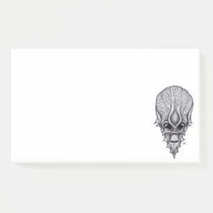 Bloco De Notas Alienígena, reconstrução facial do crânio africano