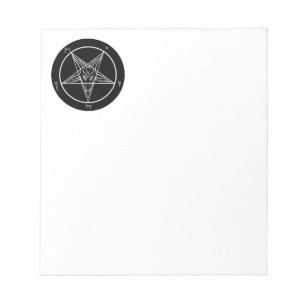 Bloco De Notas Almofada de nota de Baphomet