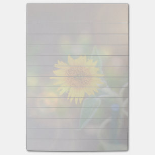 Bloco De Notas Almofada de notas do post-it da flor 4x6 do