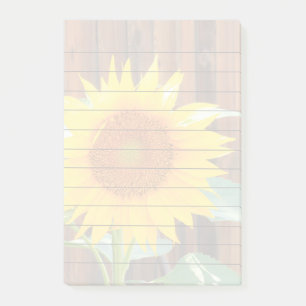 Bloco De Notas Almofada de notas do post-it da flor 4x6 do