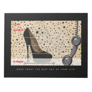 Bloco De Notas Almofadas de memorando da mensagem do contato do