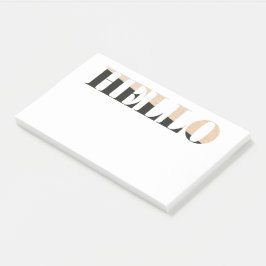 Bloco De Notas Alô Elegante Moderno com detalhes do Ouro