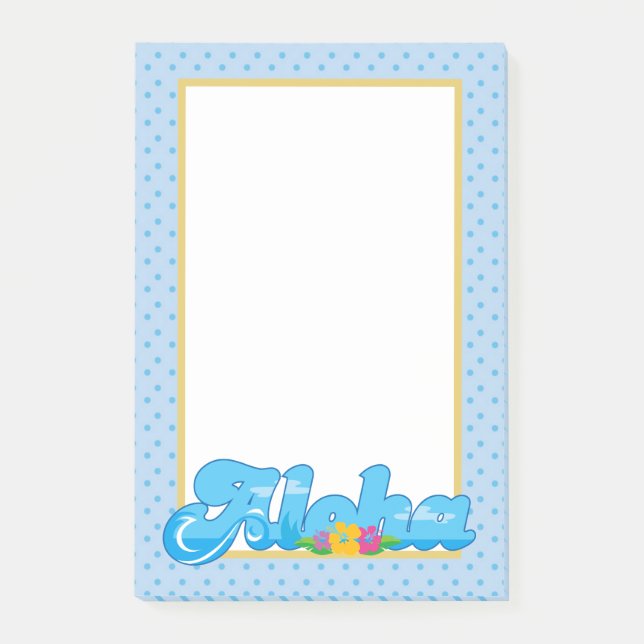 Bloco De Notas Aloha (Frente)