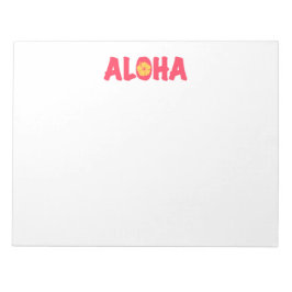Bloco de Notas Aloha