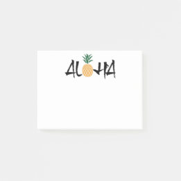 Bloco De Notas Aloha post-it do abacaxi