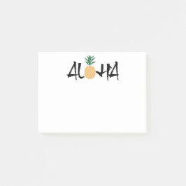 Bloco De Notas Aloha post-it do abacaxi