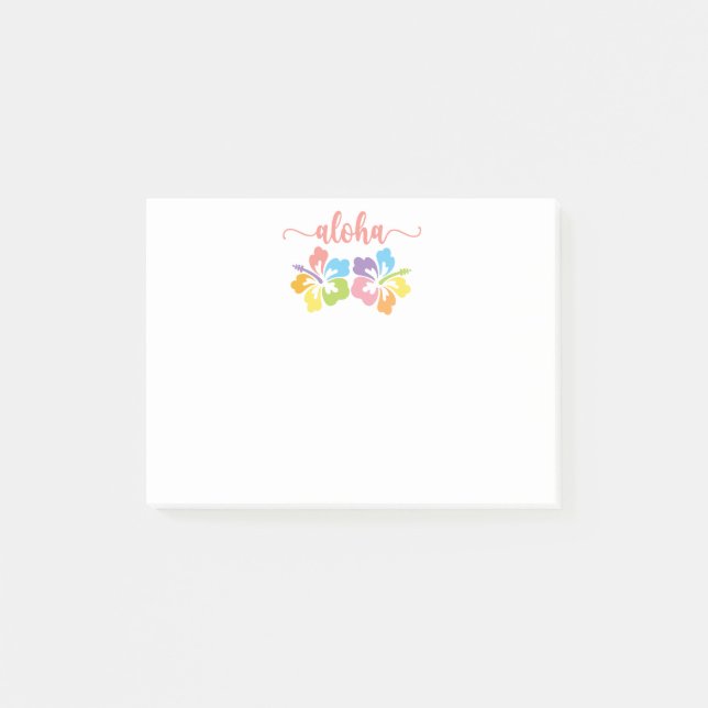 Bloco De Notas Aloha Summer Pastel (Frente)