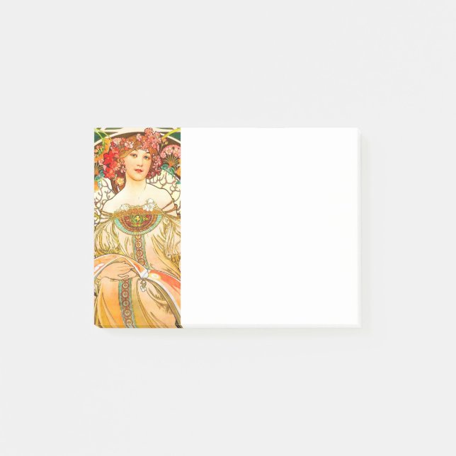 Bloco De Notas Alphonse Mucha Art Nouveau Daydre (Frente)