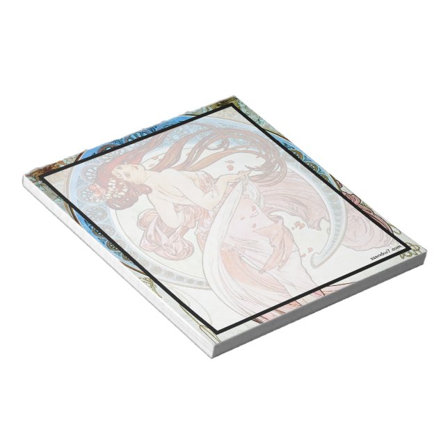 Bloco De Notas Alphonse Mucha Dance (Inclinado)
