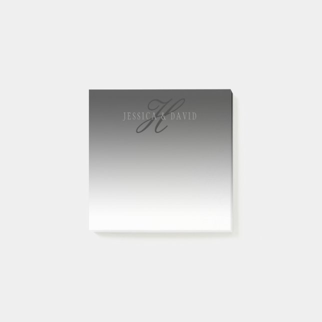 Bloco De Notas Alterando Gradualmente Qualquer Nome(s) da Cinza G (Frente)