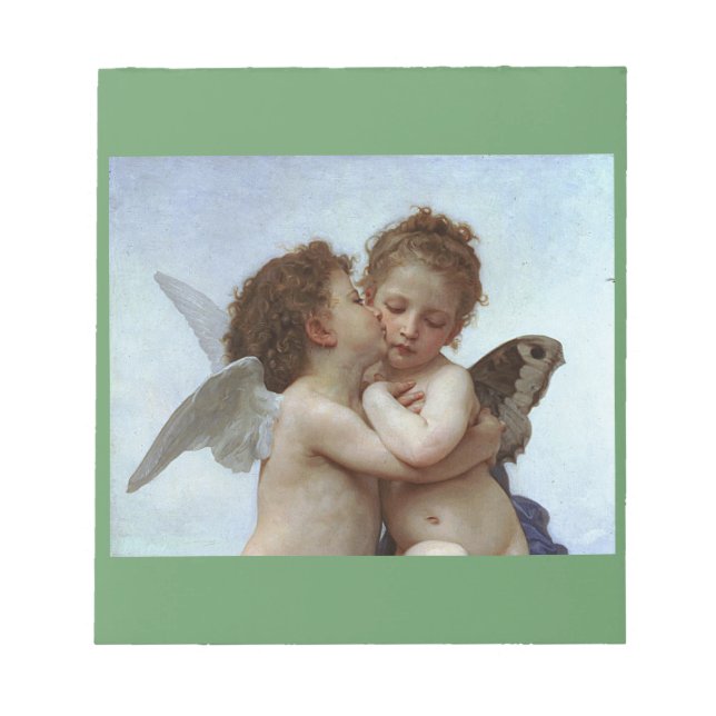 Bloco De Notas Alunos L'Amour et Psyche de Bouguereau (Cupido) (Frente)