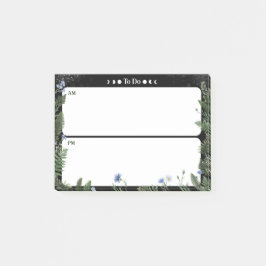 Bloco de Notas AM/PM - Design Caprichoso Escuro