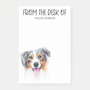 Bloco De Notas Amante do Australian Shepherd