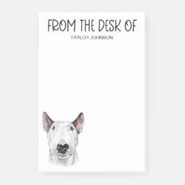 Bloco De Notas Amante do Bull Terrier
