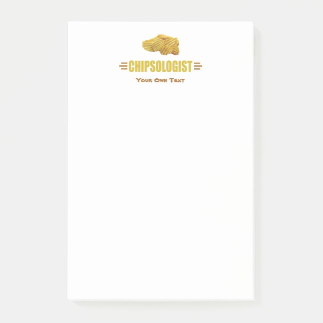 Bloco De Notas Amantes engraçados da microplaqueta de batata (Frente)