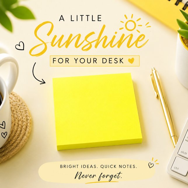 Bloco De Notas Amarelo Brilhante Simples (Criador carregado)