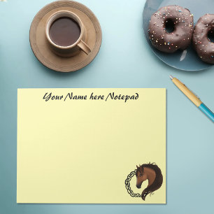 Bloco De Notas Amarelo Celta Marrom