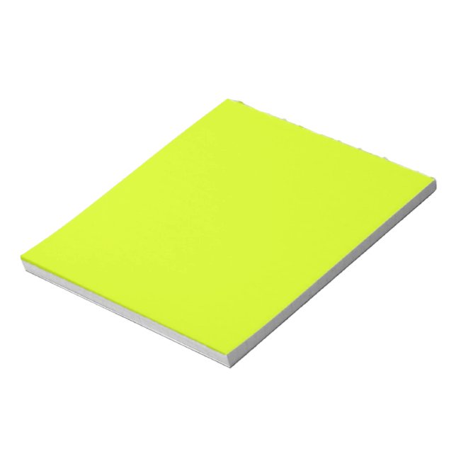 Bloco De Notas Amarelo Chartreuse (cor sólida) (Invertido)
