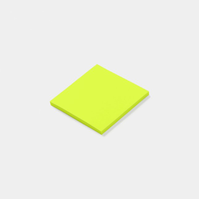 Bloco De Notas  Amarelo Chartreuse (cor sólida)  (Inclinado)