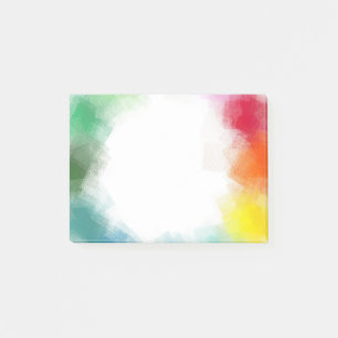 Bloco De Notas Amarelo Laranja Rosa Vermelho Azul Verde Roxo Arco