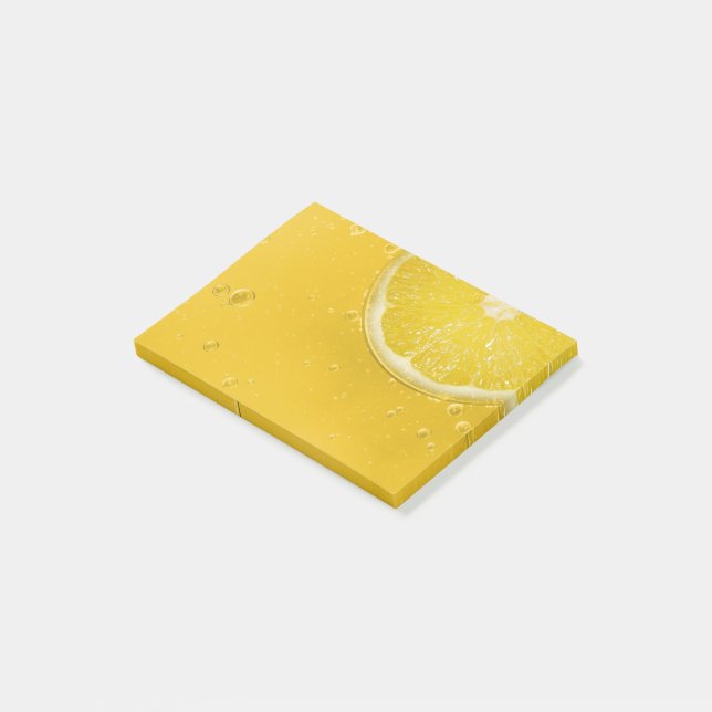 BLOCO DE NOTAS AMARELO LEMON (Inclinado)